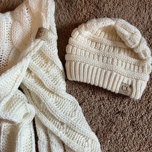 Kids hat and scarf